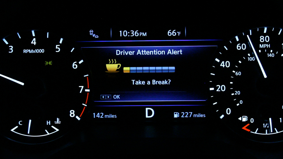 Driver attention alert mazda