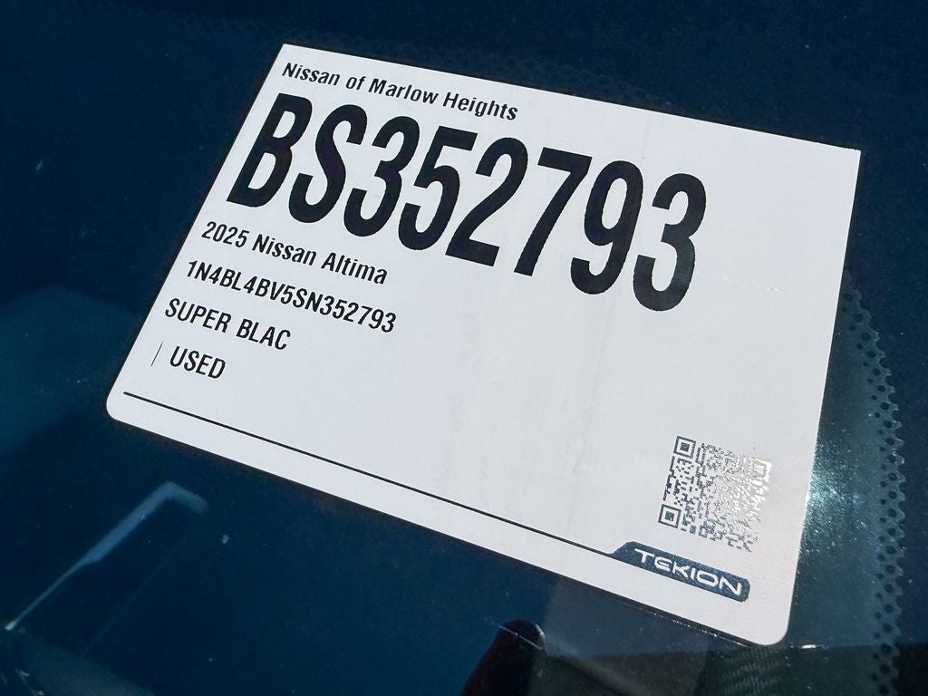 2025 Nissan Altima 2.5 S