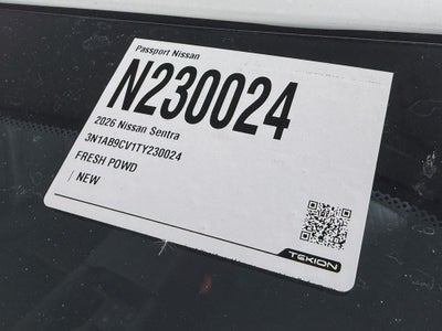 2026 Nissan Sentra SV