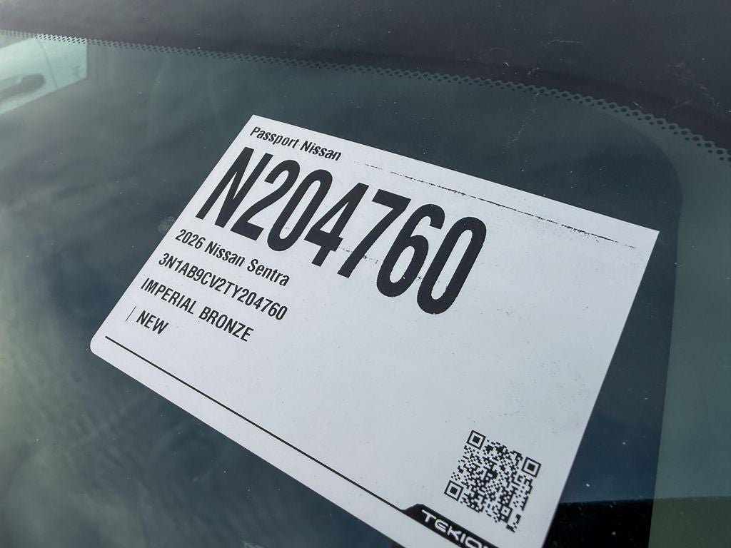 2026 Nissan Sentra SV