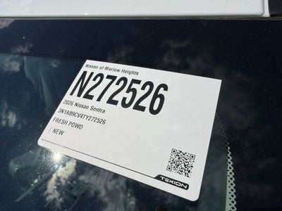 2026 Nissan Sentra SV