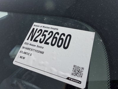 2026 Nissan Sentra SV