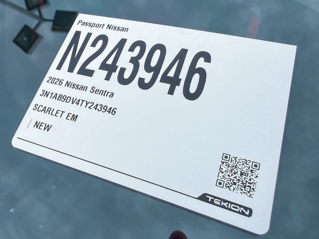 2026 Nissan Sentra SR