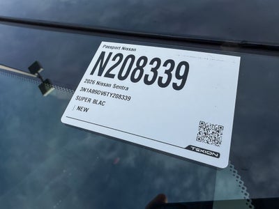 2026 Nissan Sentra SR