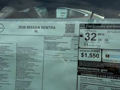 2026 Nissan Sentra SL