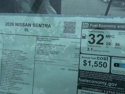 2026 Nissan Sentra SL