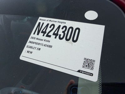 2026 Nissan Kicks SR