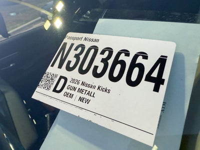 2026 Nissan Kicks SR