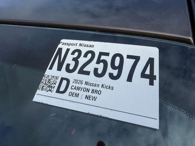 2026 Nissan Kicks SR