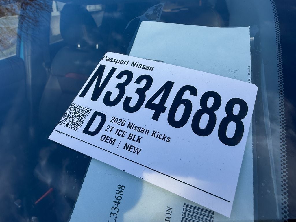 2026 Nissan Kicks SR