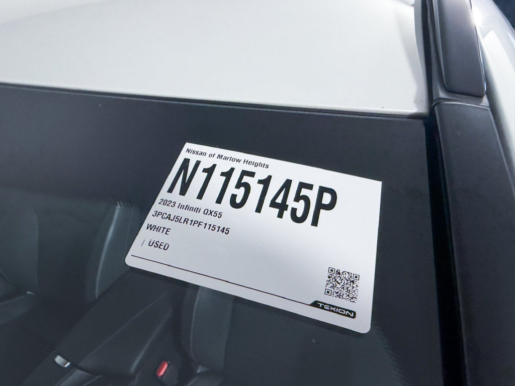 2023 INFINITI QX55 SENSORY