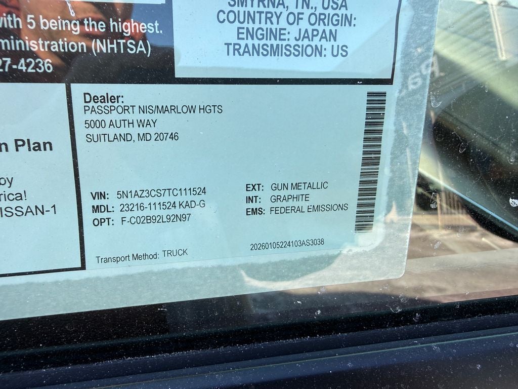 2026 Nissan Murano SL