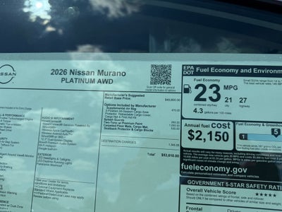 2026 Nissan Murano Platinum