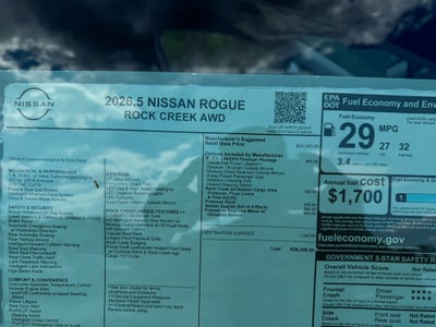 2026 Nissan Rogue Rock Creek