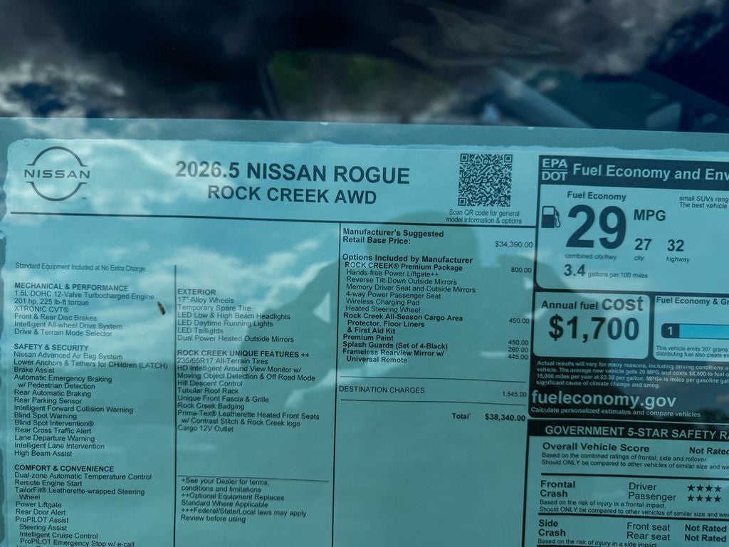 2026 Nissan Rogue Rock Creek