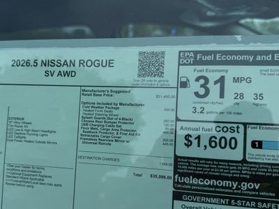 2026 Nissan Rogue SV