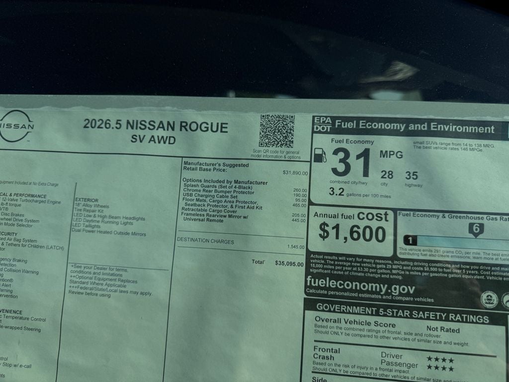 2026 Nissan Rogue SV