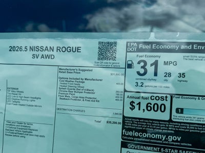 2026 Nissan Rogue SV