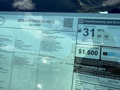 2026 Nissan Rogue SV