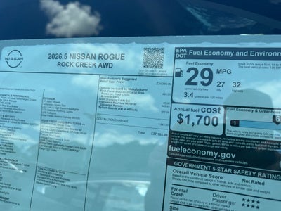 2026 Nissan Rogue Rock Creek