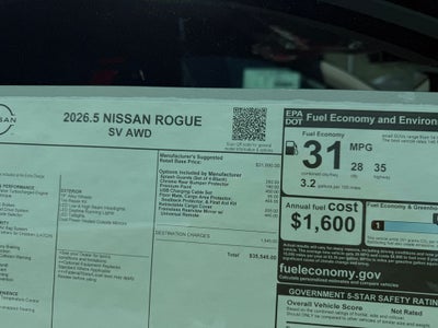 2026 Nissan Rogue SV