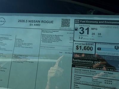 2026 Nissan Rogue SV