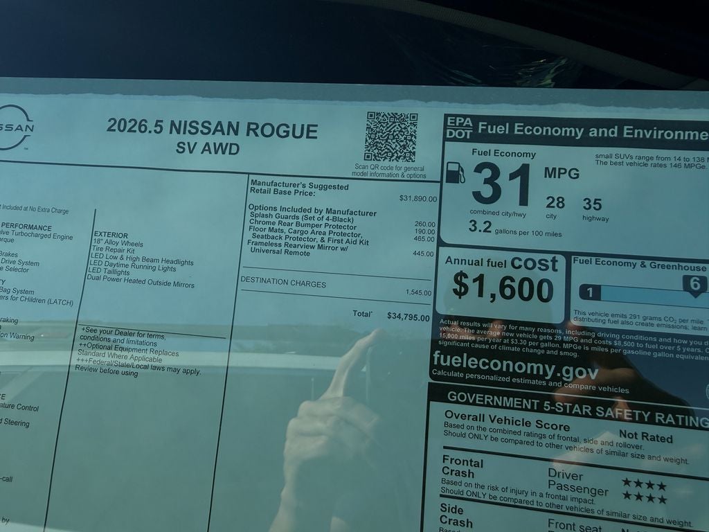 2026 Nissan Rogue SV