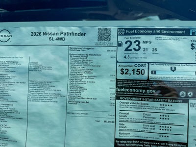2026 Nissan Pathfinder SL