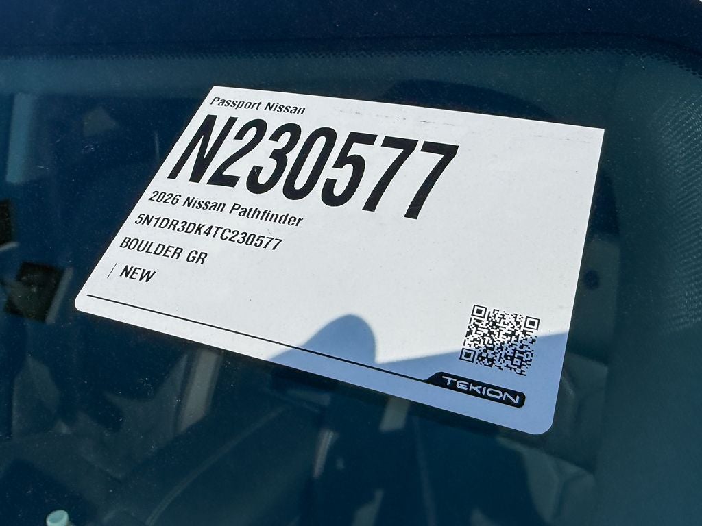 2026 Nissan Pathfinder Platinum