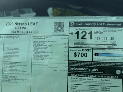 2026 Nissan Leaf S+