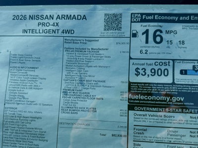 2026 Nissan Armada PRO-4X