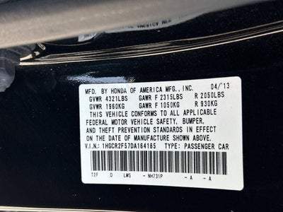 2013 Honda Accord Sport