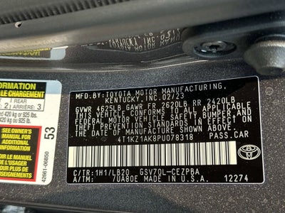 2023 Toyota Camry XSE V6