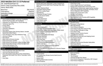 2023 Mazda Mazda CX-5 2.5 S Preferred Package