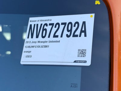 2013 Jeep Wrangler Unlimited Rubicon