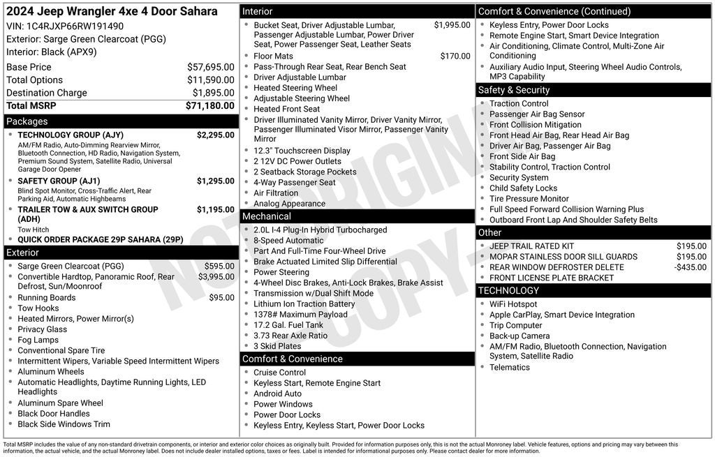 2024 Jeep Wrangler Sahara 4xe