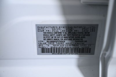 2023 Nissan Sentra S Nissan Certified