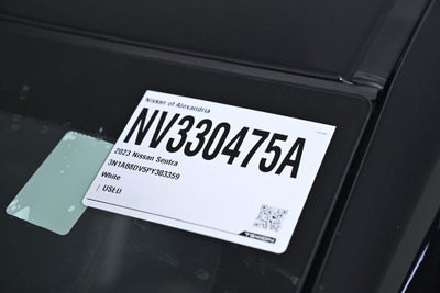 2023 Nissan Sentra SR Certified Select