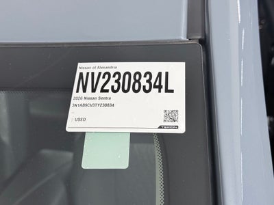2026 Nissan Sentra SV
