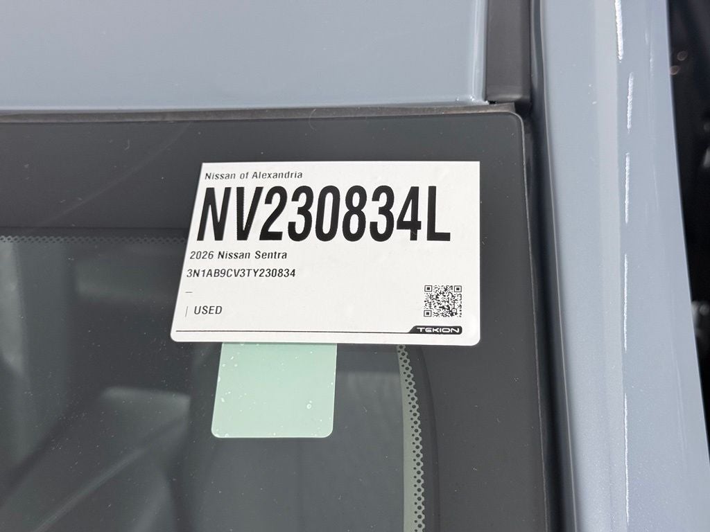 2026 Nissan Sentra SV