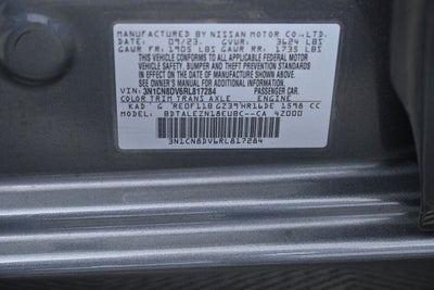 2024 Nissan Versa 1.6 S