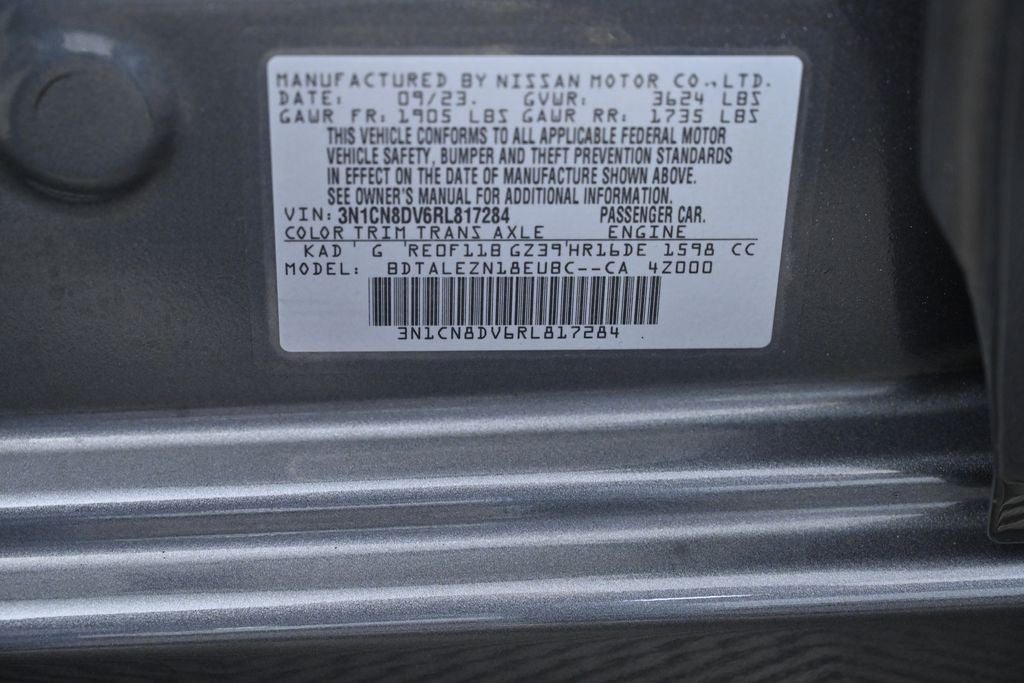 2024 Nissan Versa 1.6 S
