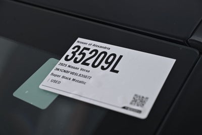2025 Nissan Versa 1.6 SR Nissan Certified