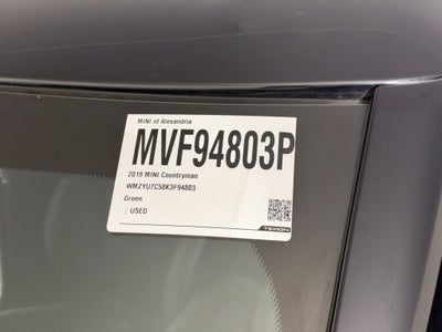 2019 MINI Cooper S E Countryman
