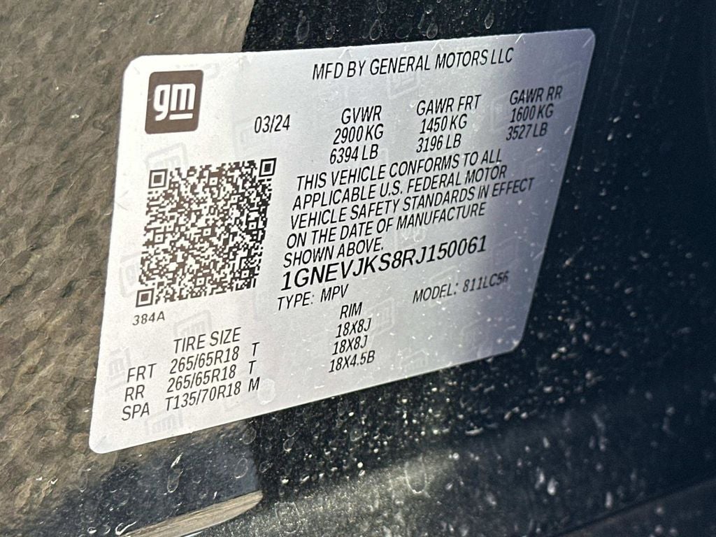 2024 Chevrolet Traverse Z71 7 Passenger AWD