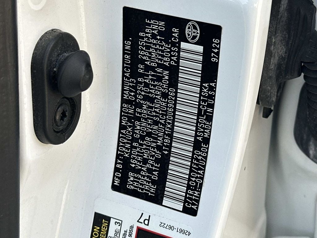 2013 Toyota Camry SE Sedan