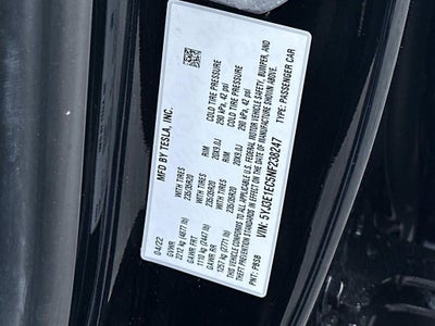 2022 Tesla Model 3 Performance AWD