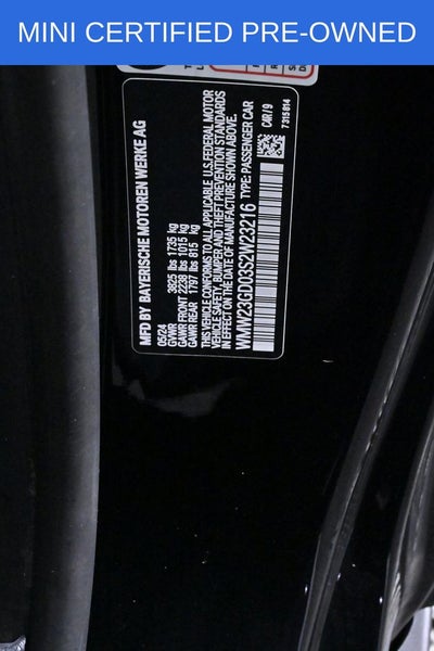 2025 MINI Cooper S Signature Plus Hardtop 2 Door