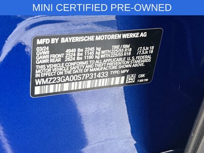 2025 MINI Countryman S ALL4 Signature Plus