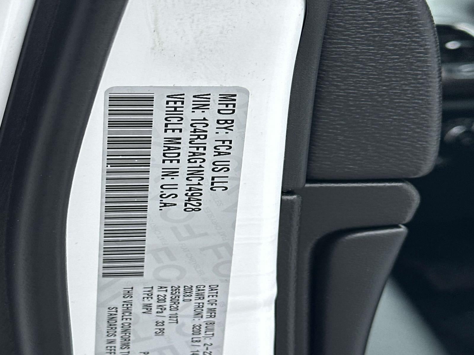 2022 Jeep Grand Cherokee Wk Laredo X
